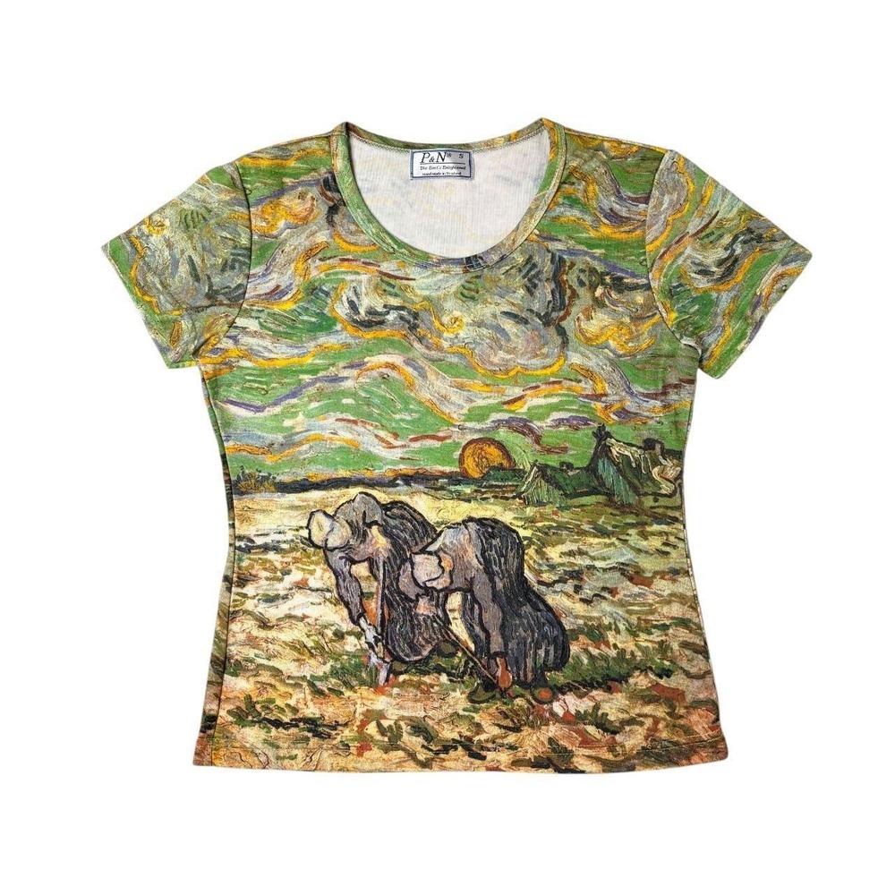P&N Vincent van Gogh "Two Peasant Women" art print tee